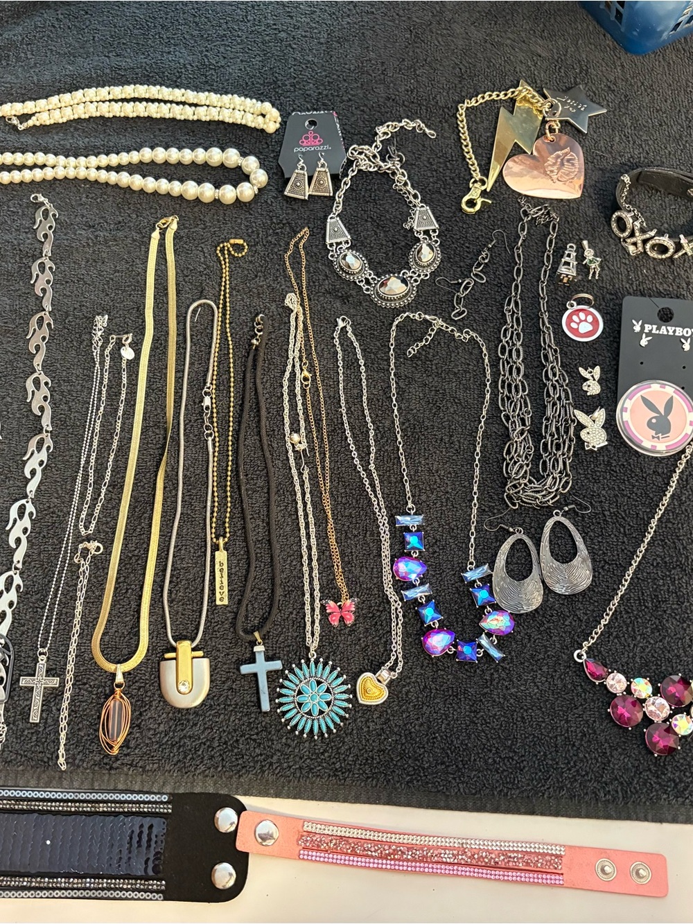 Fun & fancy bundle of necklaces, earrings, pendants & bracelets. Ankle bracelets